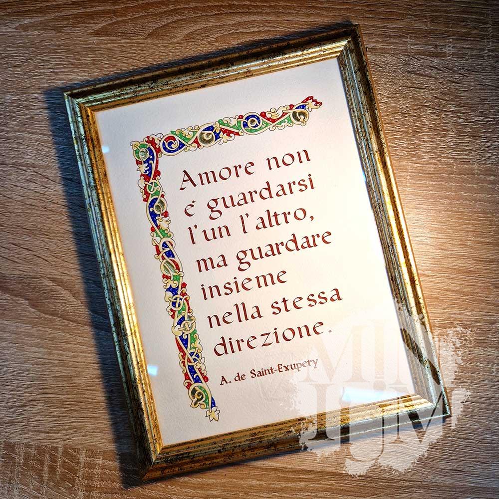 Quadretti a bianchi girari amore