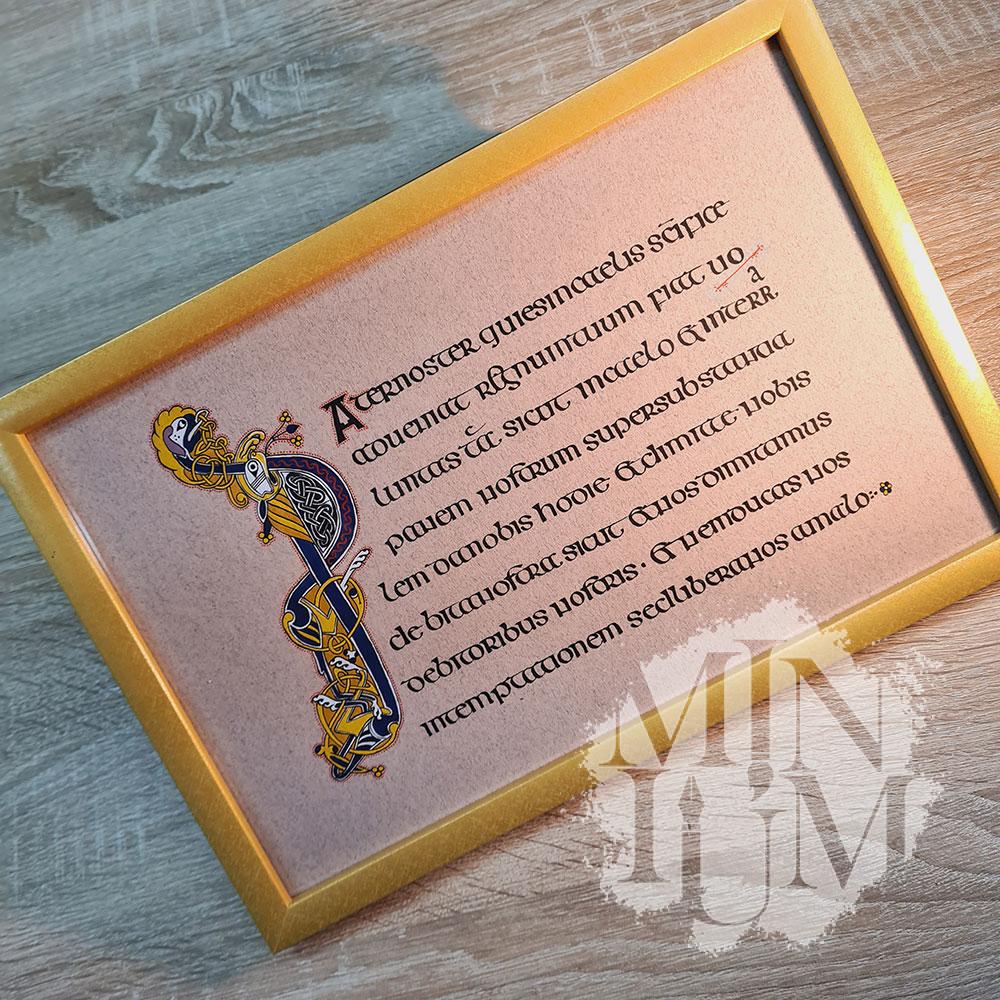 Pater noster - Book of Kells