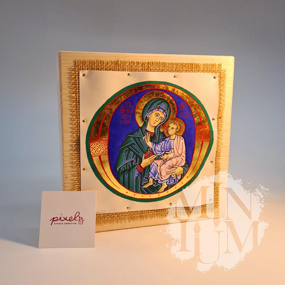 Capolettera “O” Madonna con Bambino