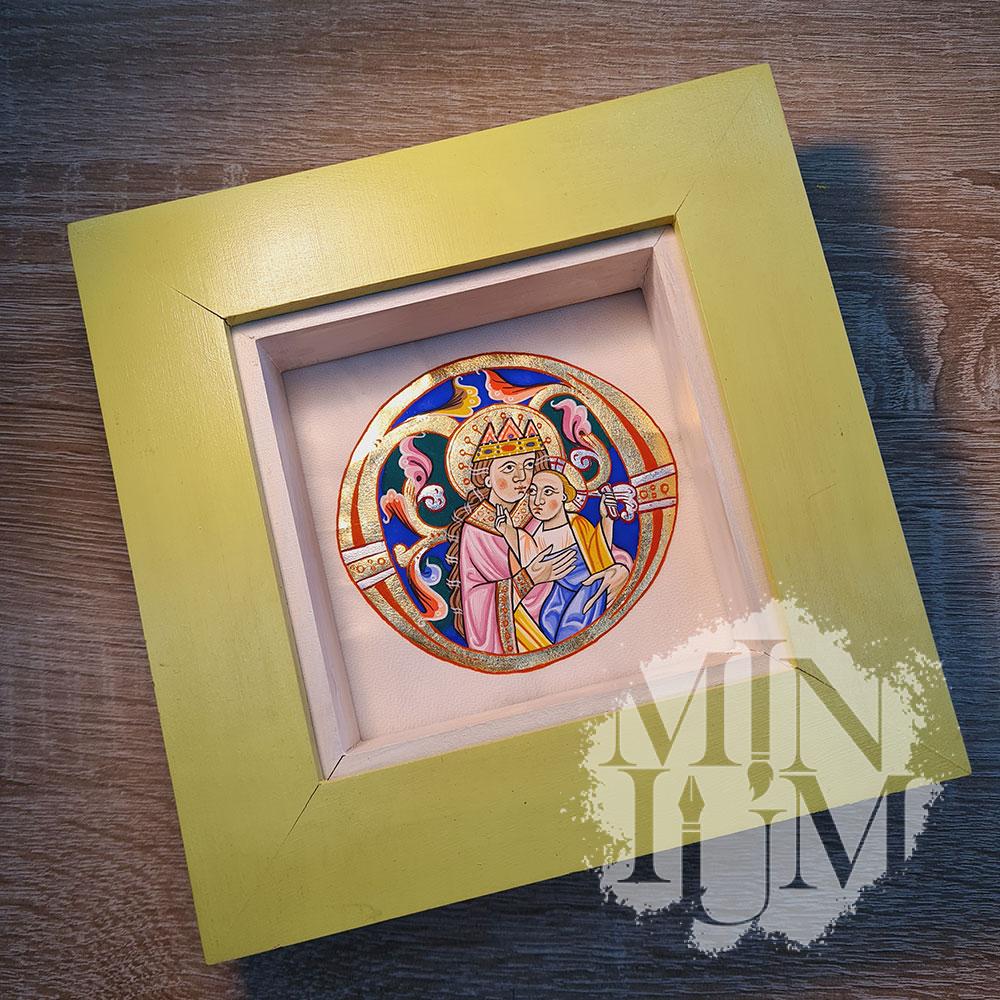 Capolettera “O” Madonna con Bambino