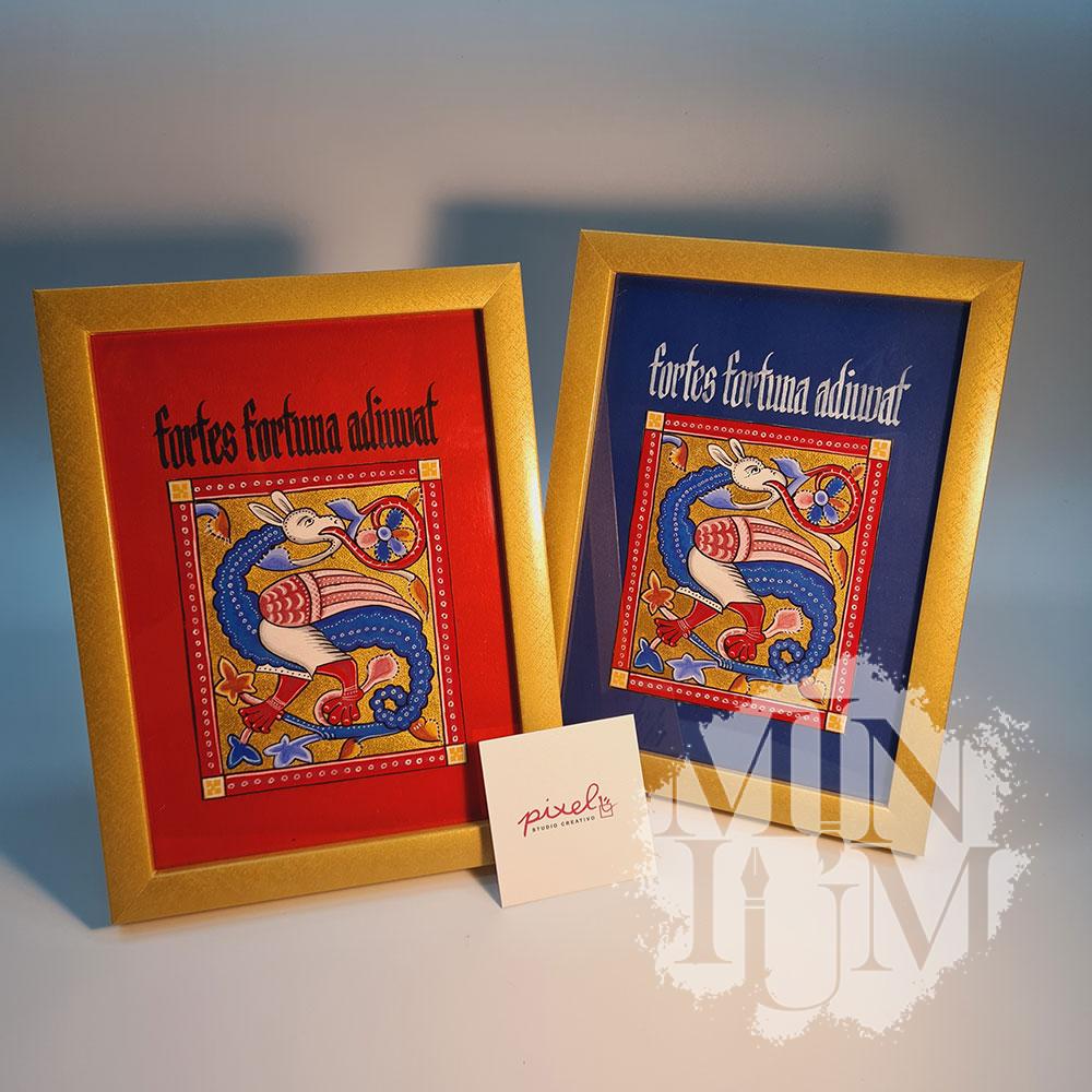 Capolettera zoomorfo "S" viverna