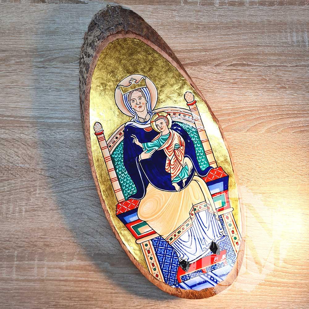 Maria in trono con bambino Gesù