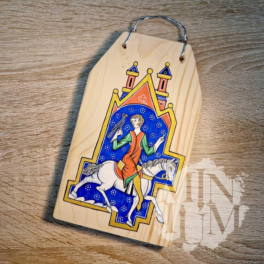 Cavaliere con falco